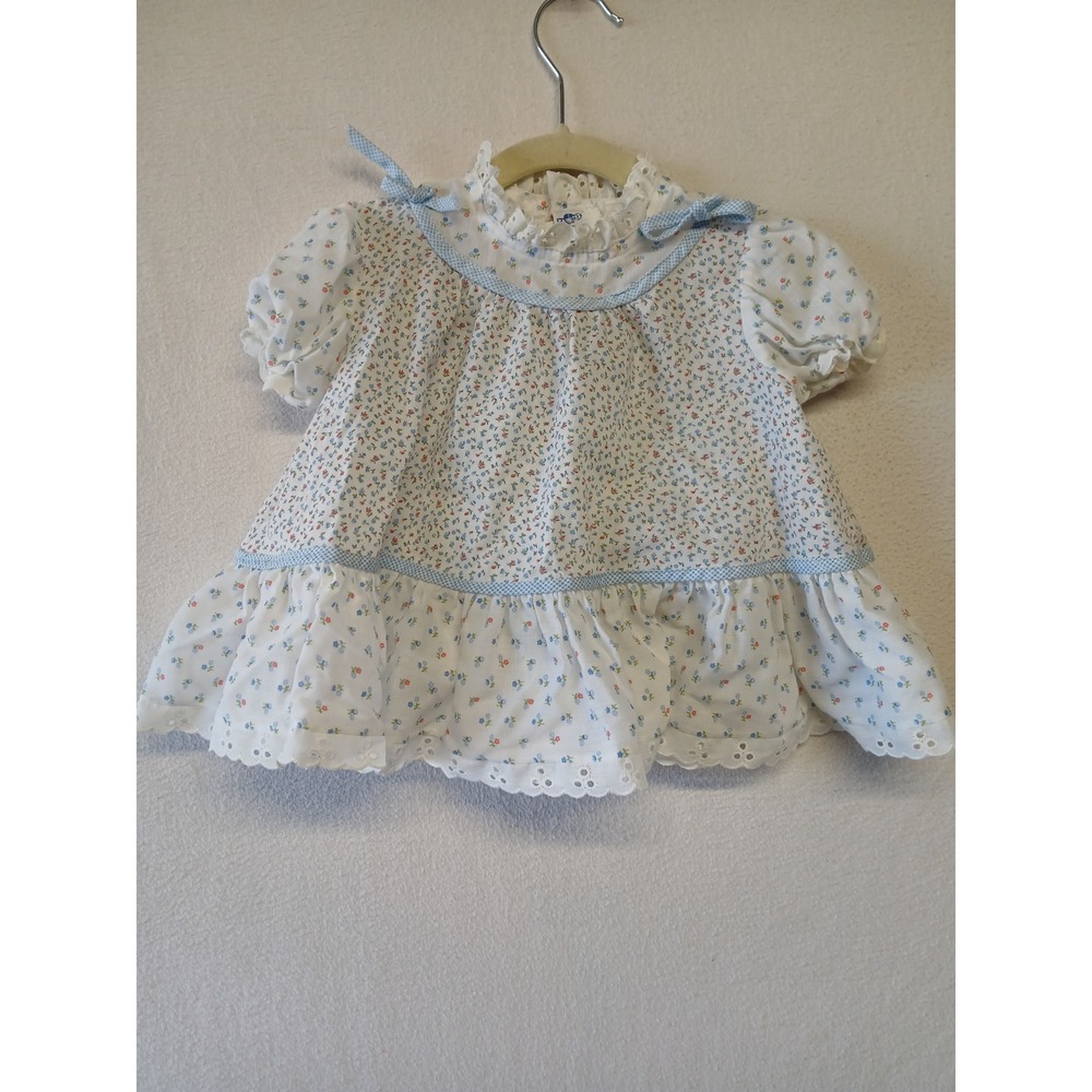 Baby eyelet dress vicotrian cottagecore prairie size 18 months haddad brothers